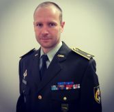 Náčelník štábu samohybného delostreleckého oddielu Ing. major Tomáš SMUTKO