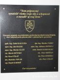 Odhalenie pamtnej tabule na velitestve 2.mb v Preove