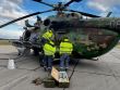 Bojové streľby 51. krídla Prešov neriadenými raketami S-5 z vrtuľníka Mi-17M
