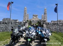 Výcvik vodičov motocyklov Vojenskej polície
