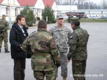 Samohybn delostreleck oddiel Michalovce - nvteva delegcie pridelenca obrany USA v Slovenskej Republike